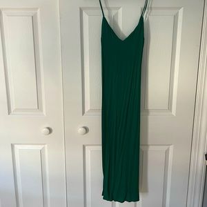 Reformation Green Slip Dress size 2